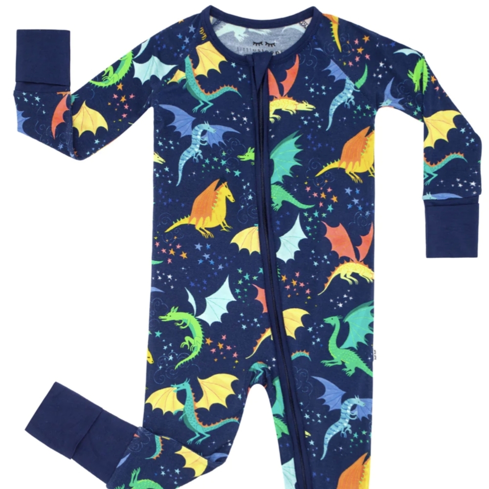 Little Sleepies - Dragon Galaxy Convertible Zippy